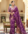 Purple Banarasi Silk Saree | Ethnic Wear for Women