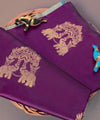 Purple Banarasi Silk Saree | Ethnic Wear for Women