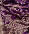 Purple Banarasi Silk Saree | Ethnic Wear for Women