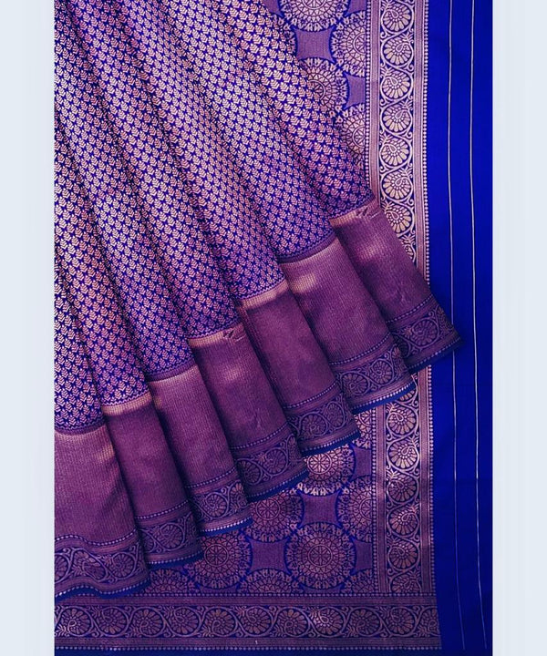 Purple Banarasi Silk Saree | Ethnic Wear for Women