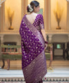 Purple Banarasi Silk Saree | Ethnic Wear for Women
