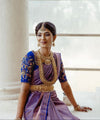 Purple Banarasi Silk Saree | Ethnic Wear for Women