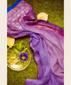Purple Banarasi Silk Saree | Ethnic Wear for Women