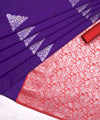 Purple Banarasi Silk Saree | Festival & Ceremony Wear