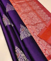 Purple Banarasi Silk Saree | Festival & Ceremony Wear