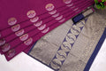 Purple Banarasi Silk Saree | Festive & Party Wear