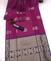 Purple Banarasi Silk Saree | Festive & Party Wear