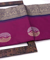 Purple Banarasi Silk Saree | Festive & Party Wear