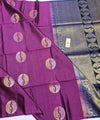Purple Banarasi Silk Saree | Festive & Party Wear