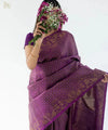 Purple Banarasi Silk Saree | Traditional Wedding Wear