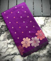 Purple Banarasi Silk Saree | Wedding & Festive Wear