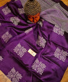 Purple Banarasi Silk Saree | Wedding & Festive Wear