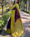 Purple Banarasi Silk Saree | Wedding & Festive Wear
