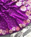 Purple Banarasi Silk Saree | Wedding & Festive Wear