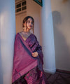 Purple Cotton Saree | Everyday Ethnic Wear