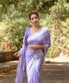 Purple Cotton Saree | Traditional Handloom Wear