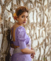 Purple Cotton Saree | Traditional Handloom Wear