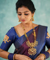 Purple Jacquard Silk Saree | Ethnic Wear for Women