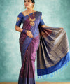 Purple Jacquard Silk Saree | Ethnic Wear for Women