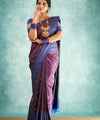 Purple Jacquard Silk Saree | Ethnic Wear for Women