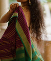 Purple Jacquard Silk Saree | Rich Zari Border Saree