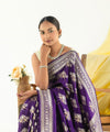 Purple Jacquard Silk Saree | Traditional Wedding Wear