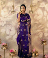 Purple Jacquard Silk Saree | Wedding & Festive Wear