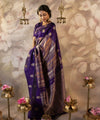 Purple Jacquard Silk Saree | Wedding & Festive Wear