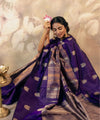 Purple Jacquard Silk Saree | Wedding & Festive Wear
