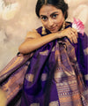 Purple Jacquard Silk Saree | Wedding & Festive Wear