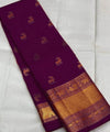 Purple Kanjivaram Silk Saree | Bridal & Festive Wear