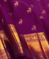 Purple Kanjivaram Silk Saree | Bridal & Festive Wear