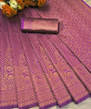 Purple Kanjivaram Silk Saree | Bridal & Festive Wear