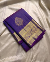 Purple Kanjivaram Silk Saree | Ethnic Wear for Women