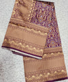 Purple Kanjivaram Silk Saree | Festive & Party Wear