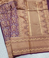 Purple Kanjivaram Silk Saree | Festive & Party Wear