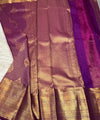 Purple Kanjivaram Silk Saree | Festive & Party Wear