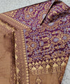 Purple Kanjivaram Silk Saree | Festive & Party Wear