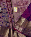 Purple Kanjivaram Silk Saree | Festive & Party Wear
