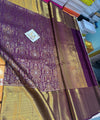 Purple Kanjivaram Silk Saree | Festive & Party Wear