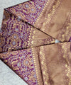 Purple Kanjivaram Silk Saree | Festive & Party Wear