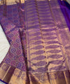 Purple Kanjivaram Silk Saree | Traditional Wedding Wear