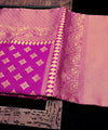 Purple Kanjivaram Silk Saree | Traditional Wedding Wear