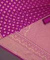 Purple Kanjivaram Silk Saree | Traditional Wedding Wear