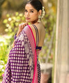 Purple Kanjivaram Silk Saree | Traditional Zari Weave