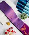 Purple Kanjivaram Silk Saree | Wedding & Festive Wear