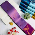 Purple Kanjivaram Silk Saree | Wedding & Festive Wear