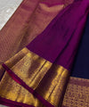 Purple Kanjivaram Silk Saree | Wedding & Festive Wear