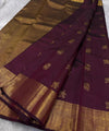Purple Kanjivaram Silk Saree | Wedding & Festive Wear
