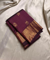 Purple Kanjivaram Silk Saree | Wedding & Festive Wear